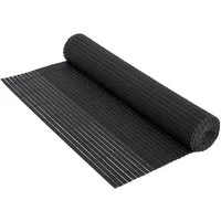 ECD Germany Balkonsichtschutz PVC Sichtschutzmatte Sichtschutzzaun UV-beständig Wasserdicht 3-lagig 4m Windschutz Zaunblende Sichtschutz für Garten Balkon Terrasse