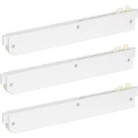rauch Schwebetürselbsteinzug Soft-Close Zubehör Kleiderschrank Türdämpfer (Set, 3 St), 3er-Set für 4-türige Synchron-Schwebetürenschränke 271 und 361 cm