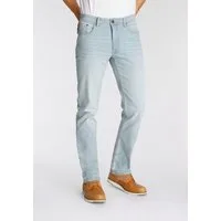 AJC Straight-Jeans gerade geschnitten, Used-Look-Waschung, niedrige Leibhöhe
