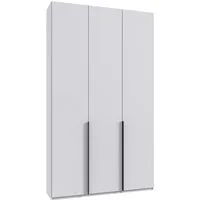 Wimex Kleiderschrank Mugano,in 5 Breiten,2 Höhen,2 Tiefen, viele Farben, Made in Germany (in Basic oder Premium Ausstattung) mit langen Griffen aus Metall, mit oder ohne Spiegel