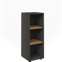 Vicco Midischrank Irma, Anthrazit/Goldkraft Eiche, 30 x 81 cm mit 3 Ablagefächern (1-St)