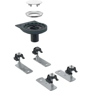 Geberit Rohbauset, zu Duschfläche Setaplano stockwerksdurchdringende Inst. d50 4 F., 154030001 154030001