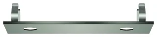 GROHE Deckenbrause-Abdeckung Rainshower Aqua 104993, 2 Strahlbildner satin steel, 104993MS00 104993MS00
