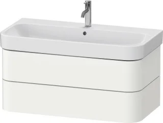 Duravit Happy D.2 Plus Waschtischunterbau wandhängend Weiß Seidenmatt 975x490x415 mm - HP43880363600 HP4388036360000