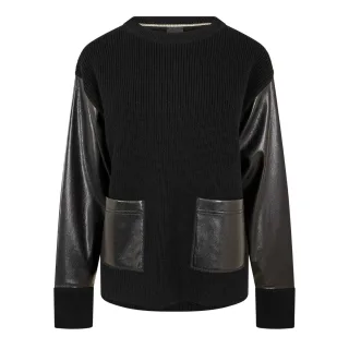 Boss - "Fanalian" Sweatshirt für Damen, Kunststoff (Schwarz)