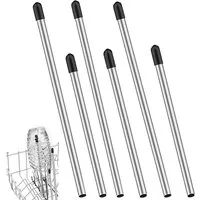LuxusKollektion Flaschenhalter Spülmaschineneinsatz Flaschenhalter Edelstahl, 6 Stück, extra