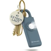 Schallwerk Taschenanhänger Taschenalarm für Selbstverteidigung & Sicherheit Lauter Alarm, LED-Stroboskoplicht, Schlüsselanhänger, für Frauen
