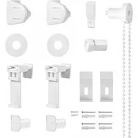 Doppelrollo Klemmträger und Zubehör, Roomy, Klemmbar, Anschraubbar, Klemmbar, Anschraubbar, Montage-Set Duo-Rollo Ersatzteilset
