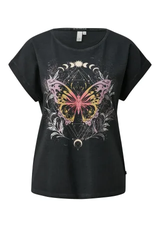 qs - T-Shirt schwarz - Gr. - XXL