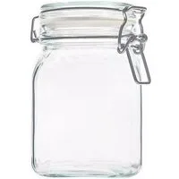 Omega Einmachglas Omega Drahtbügelglas 750 ml 10 x 10 x 14,2 cm, Metall