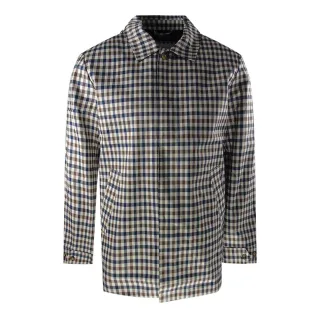 Aquascutum Active Iconic Caban Club Check Jacke
