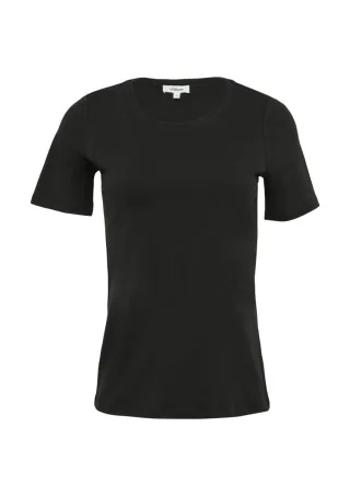 s.Oliver Red Label - T-Shirt im Slim Fit schwarz - Gr. - 44
