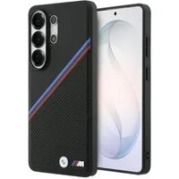 BMW Handyhülle MagSafe Hülle Galaxy S26 Ultra Kunstleder schwarz Tricolor Logo Metall 6,9 Zoll, Kantenschutz