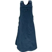 Guru-Shop Minirock Cord-Latzrock, Trägerkleid, Hippierock -.. alternative Bekleidung