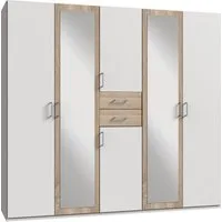 Wimex Kleiderschrank Diver Drehtürenschrank mit Spiegel, 180, 225 o. 270cm breit Bestseller Schlafzimmerschrank wahlweise 3 Innenausstattungen