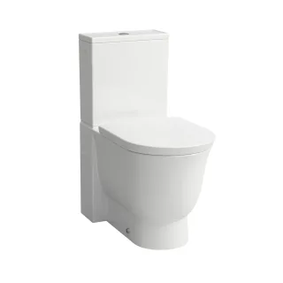 LAUFEN Stand-Tiefsp.WC-Kombi THE NEW CLASSIC 370x700 VARIO-Abg. spülrandlos weiß, H8248580000001 H8248580000001