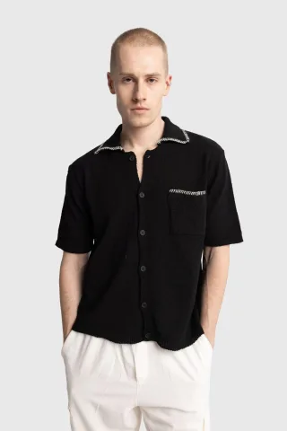 Herren Baumwollkurzarmshirt