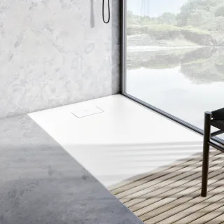 Villeroy & Boch Duschwanne Le Valence 800x1000x40mm, Flächenbündiger Einbau Anti-Rutsch CeraSoft 6233J388
