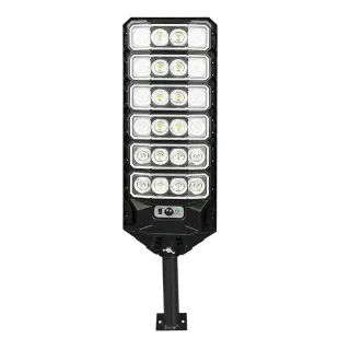 Elfeland 50W Outdoor Solar Street Light with Motion Sensor Light Sensor IPX4 Waterproof 3 Light Modes LED Floodlight
