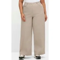 Sheego Jerseyhose Hose lang im Chino-Stil, aus leichtem Twill