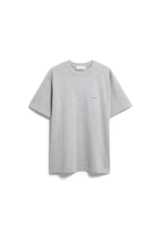 Armedangels - T-Shirt mit Logo-Stickerei grau - Gr. - S