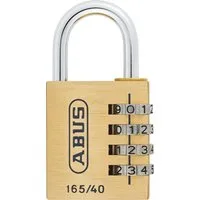ABUS Vorhängeschloss, 4-stelliger individuell anpassbarer Zahlencode, Sicherung bei Reisen