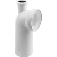 Bruckner Wandanschlussbogen WC-Anschlussbogen 90, mit Anschluss, 110mm, Bruckner-159-313-0