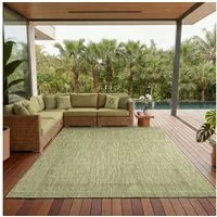 Carpettex Outdoorteppich Unicolor - Einfarbig, Läufer, Höhe: 5 mm, Teppich Wetterfest Balkon Küchenteppich Flachgewebe Sisaloptik