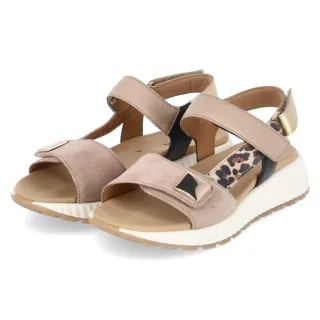 Gabor Sandalen - Gr. 36 - Beige - Rauleder