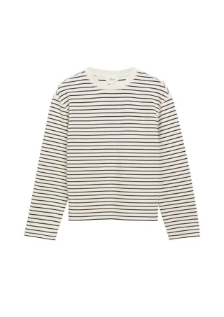 s.Oliver Red Label - Lässiges Sweatshirt braun/weiß - Gr. - 34