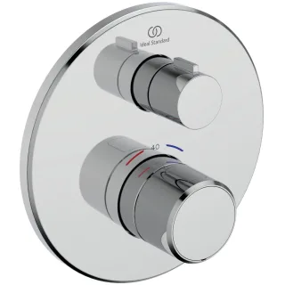 Ideal Standard Einzelthermostat UP Ceratherm T25 Rosette d:157mm Chrom, A8582AA A8582AA