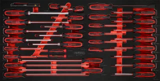 KS Tools Schraubendreher-Satz in Schaumstoffeinlage, 33-tlg - 813.1033