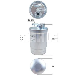 Mahle Kraftstofffilter Audi A4 A6 Seat Toledo VW Golf Lt