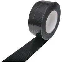 Scorprotect® Klebeband Gewebeklebeband schwarz Panzertape Gaffaband Panzerband 48 mm x 50 m