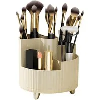 TUWENA Make-Up Organizer Kosmetik Make Up Organizer 360°Drehbarer Pinsel Organizer