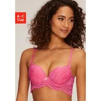 LASCANA Push-up-BH Valentina mit extravaganten Spitzendetails, Dessous