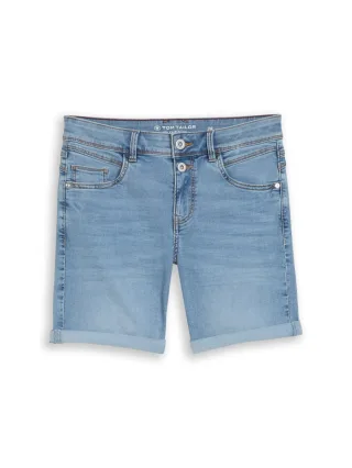 Tom Tailor - Bermuda Jeans Shorts - TTLENE SLIM blau - Gr. - 27