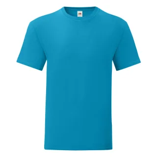 Fruit Of The Loom Herren T-Shirt Iconic (Azurblau)
