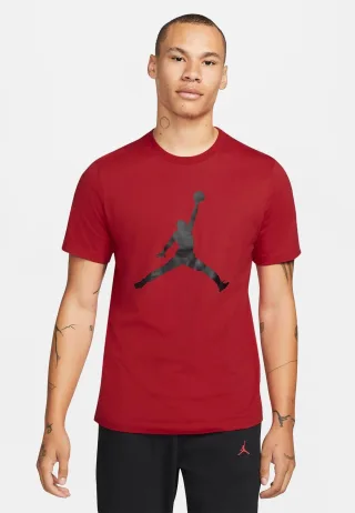 NIKE Herren M J Jumpman SS Crew T Shirt in rot