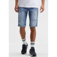 CAMP DAVID Jeansshorts mit breiten Nähten