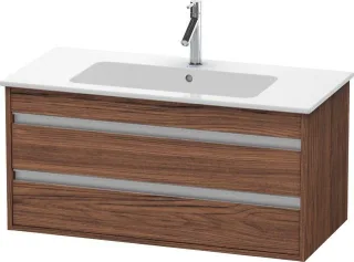 Duravit Ketho Waschtischunterbau wandhängend Nussbaum dunkel Matt 1000x475x480 mm - KT643002121 KT643002121