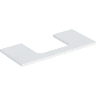 Geberit ONE Waschtisch-Platte, Ausschnitt mittig, für Aufsatzwaschtisch 505284002