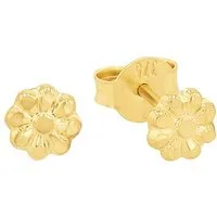 Amor Paar Ohrstecker Amor Ohrstecker für Mädchen, Gold 375, Blume (Ohrstecker, 2-tlg)