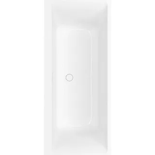 Villeroy & Boch Subway 3.0 Duo Badewanne UBQ170SBW2TDV01 weiß, 170x75cm, inklusive SilentFlow Wannenbefüllung