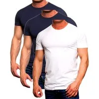Jack & Jones T-Shirt (3er-Pack) Basic mit Rundhalsausschnitt