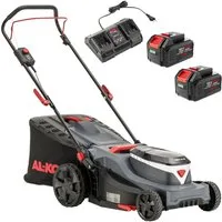 AL-KO Akkurasenmäher 43.6 Li COMFORT SET, 43 cm Schnittbreite, (inkl. 2x 18 / 36 V (5 Ah/2,5 Ah) und Doppelladegerät)