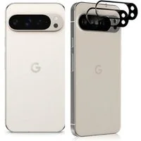 CLM-Tech Kameraschutzglas 2X Google Pixel 9 Pro XL Kameraglas kristallklar für Google Pixel 9 Pro XL 6,8 Zoll, Linse Schutzglas 9H Glas - Folie kristallklar 2X Stück, 2 Stück, Kratzfest