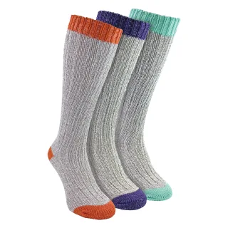 3 Paar extra lange warme Wollsocken für Damen