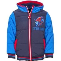MARVEL Winterjacke Marvel Spiderman Kinder Jungen Winterjacke Jacke mit Kapuze Gr. 98 bis 128