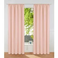 OTTO home Vorhang Raja, Gardinen mit Kräuselband, Vorhänge Wohnzimmer (2 St), Kräuselband, blickdicht, Polyester, 2er-Set, Bestseller, einfarbig, modern, pflegeleicht, Mikrofaser